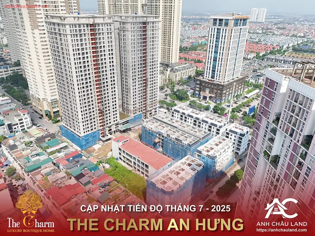 Tien do du an The Charm Thang 7 2025