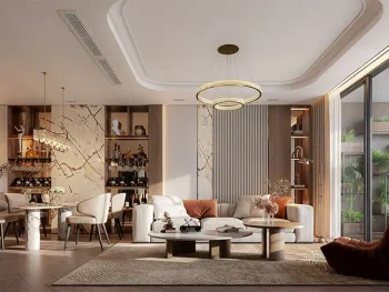 Phối cảnh Nội thất nhà mẫu